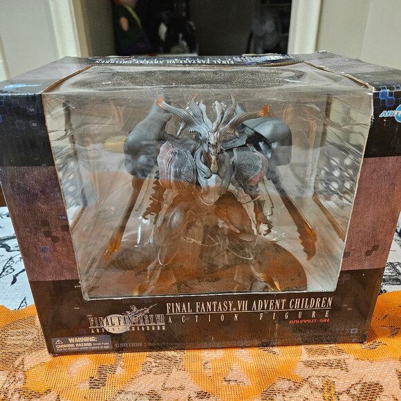 Final Fantasy VII 7 Advent Children ArtFX Bahamut Sin Movie Figure with Base - Picture 7 of 12